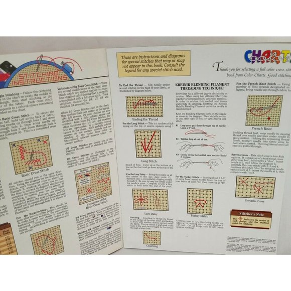 Carriage House Cross Stitch Leaflet Book Color Charts 20506 1992 Car Garage - Picture 3 of 6